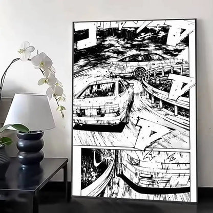 Initial D Poster Sticker