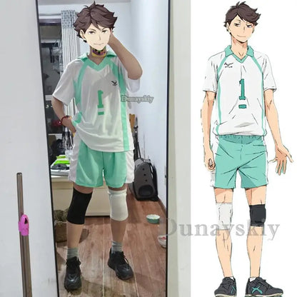 Haikyuu Kageyama Sugawara Oikawa Jersey