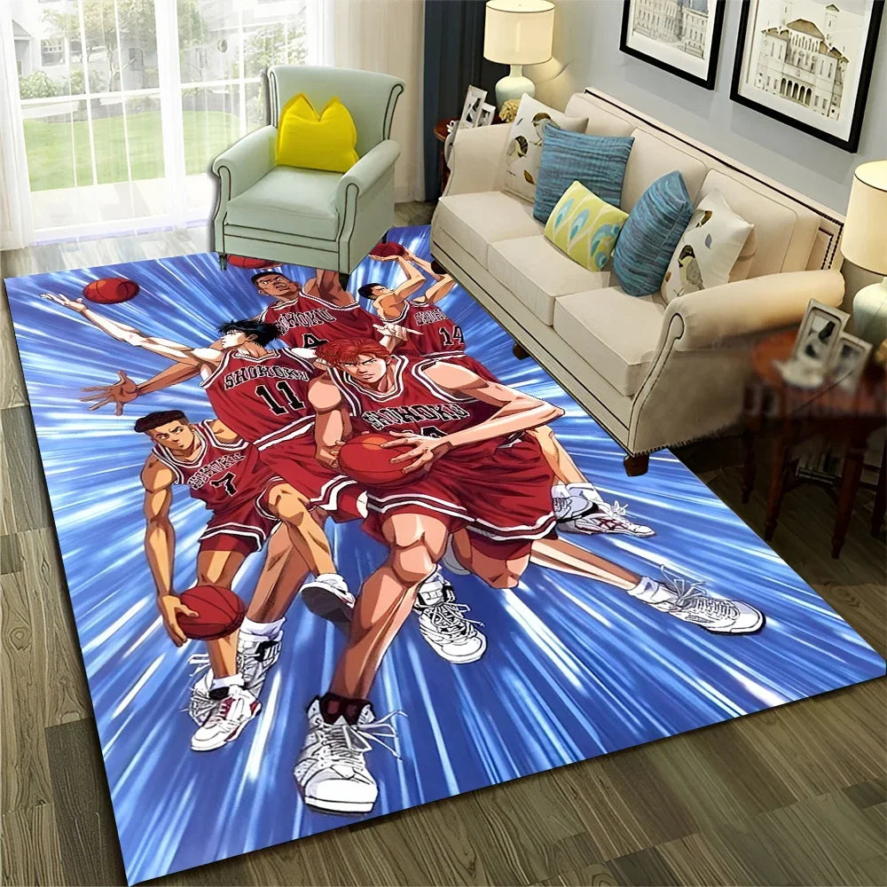 Slam Dunk Basketball Rug