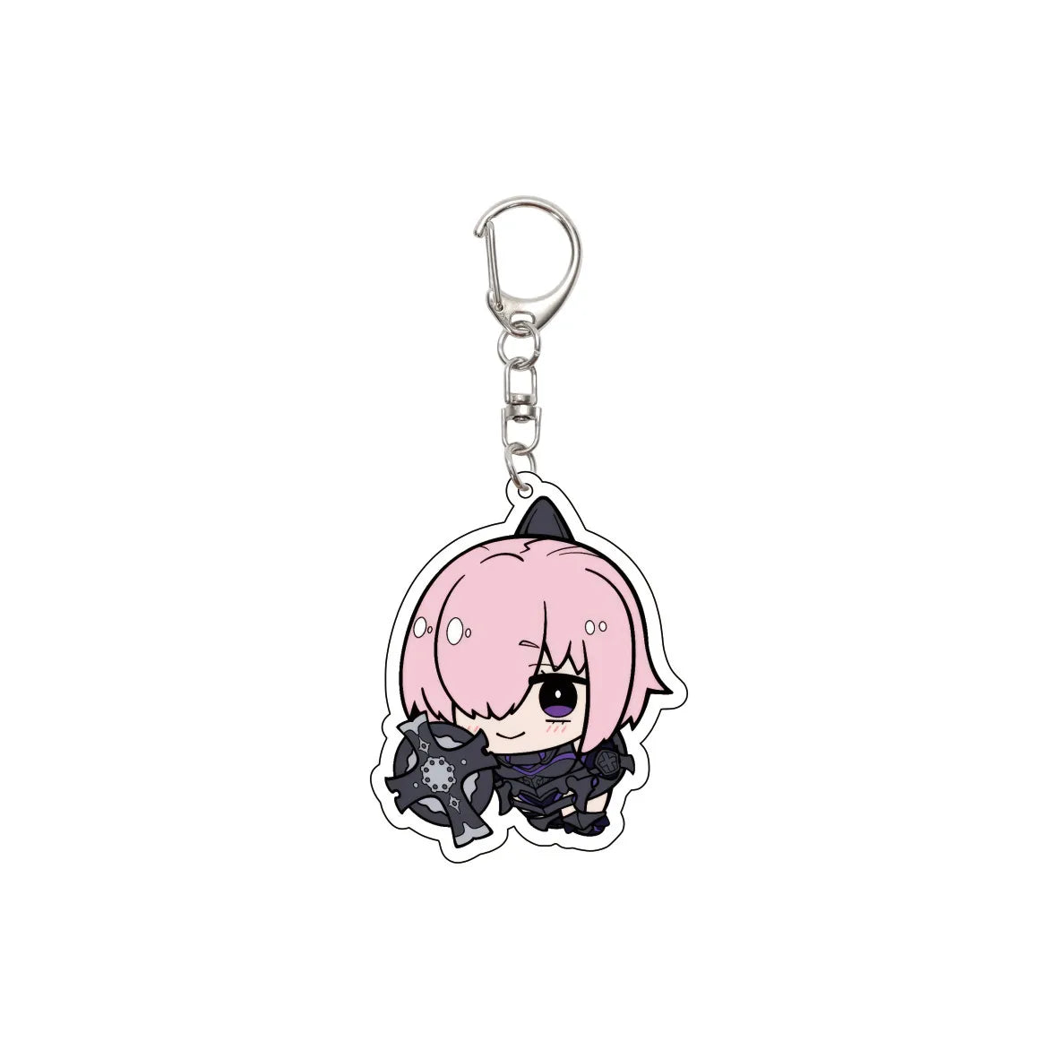 55MM Anime Fate/Grand Order Keychain Fujimaru Ritsuka Mash Kyrielight Astolfo Key Chain Acrylic Model Plate Christmas Gifts