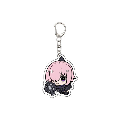 55MM Anime Fate/Grand Order Keychain Fujimaru Ritsuka Mash Kyrielight Astolfo Key Chain Acrylic Model Plate Christmas Gifts