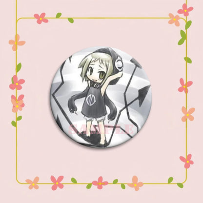 Anime Soul Eater Pins Round Creative Cartoon Badges