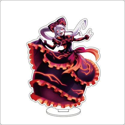 Anime Overlord Acrylic Stand Ornaments Ainz Ooal Gown Shalltear Bloodfallen albedo Cocytus Figure Stand Halloween Gifts