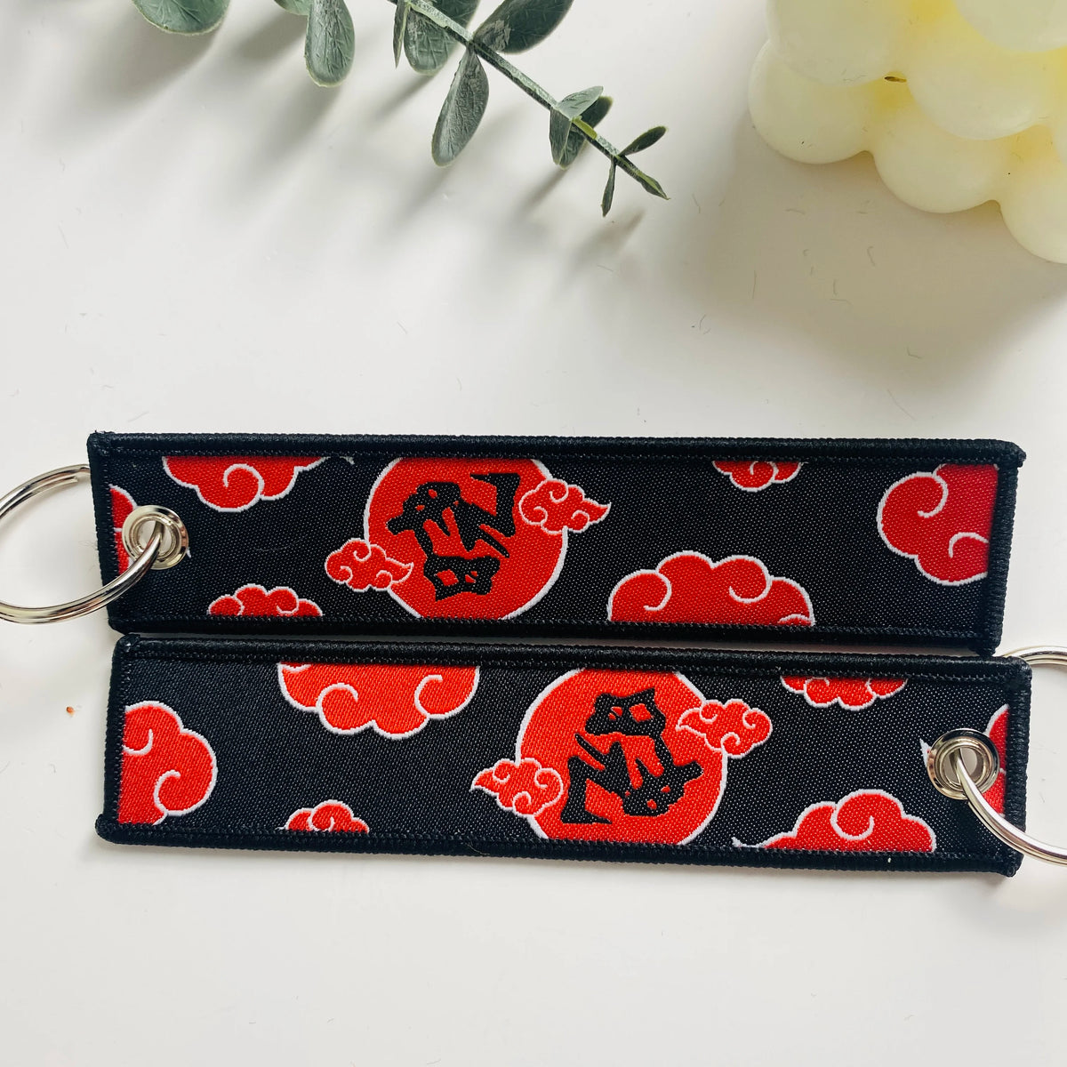 Anime Character Embroidered Keychain