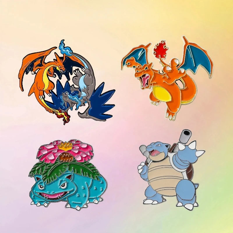 Pokemon Charizard Enamel Brooch
