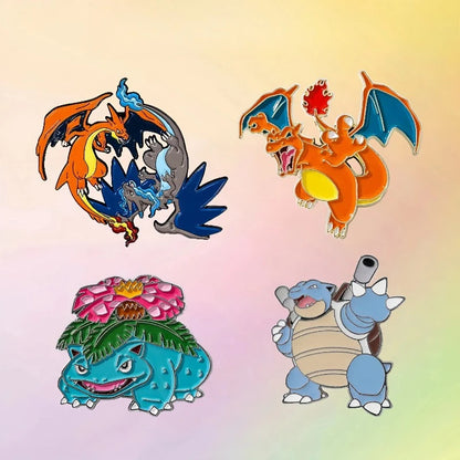 Pokemon Charizard Enamel Brooch