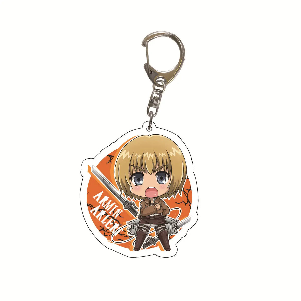 Anime Figure Attack on Titan Acrylic Keychain Model Cosplay Plate Holder Topper Birthday Fans Christmas Desk Decor Plate Gift