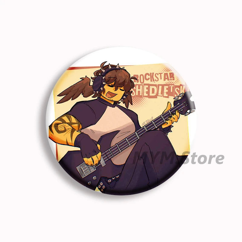 Forsaken Telamon Button Pin