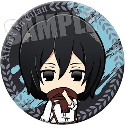 Attack on Titan Q Version Anime Badge Annie Leonhardt Reiner Braun Historia Reiss Character Pin Button 12 Styles Collection