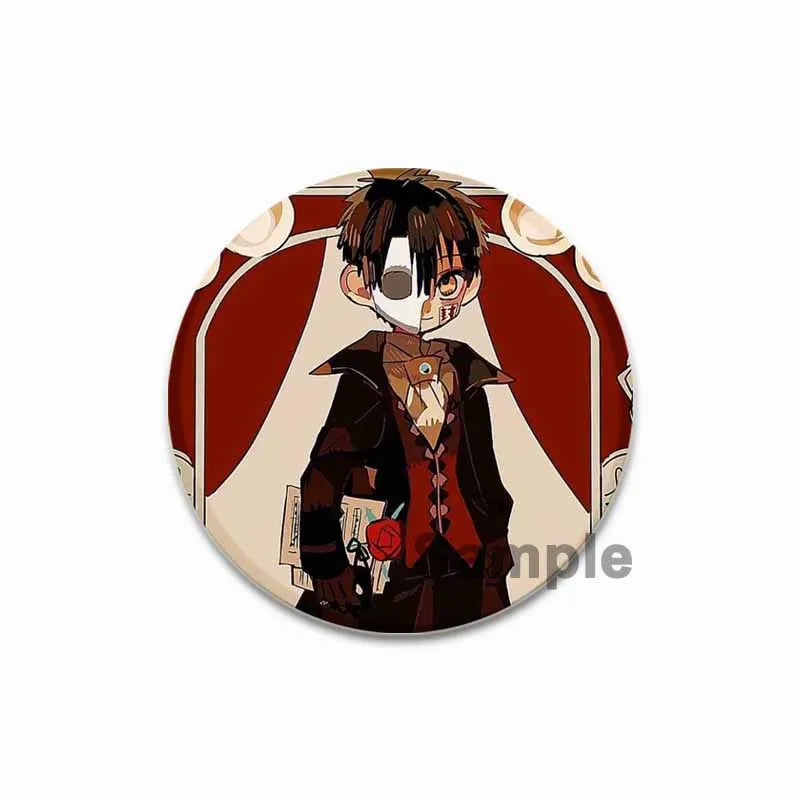 44/58mm Minamoto Kou Yashiro Nene Hanako-kun Anime Character Badge