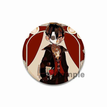 44/58mm Minamoto Kou Yashiro Nene Hanako-kun Anime Character Badge