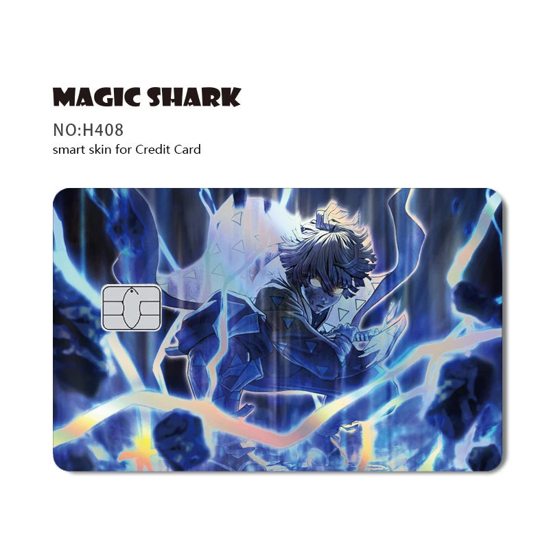 Demon Slayer Shark Holographic Card Skin