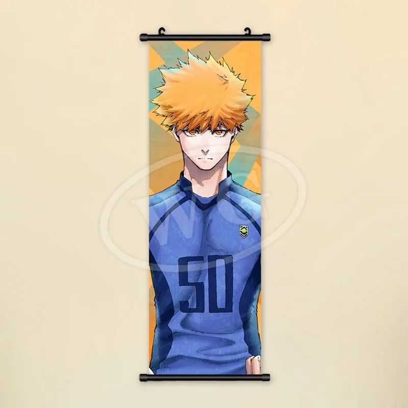 Blue Lock Reo Mikage Canvas Scroll