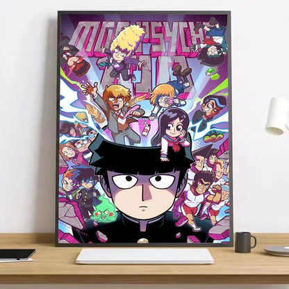 Mob Psycho 100 Reigen Canvas Poster