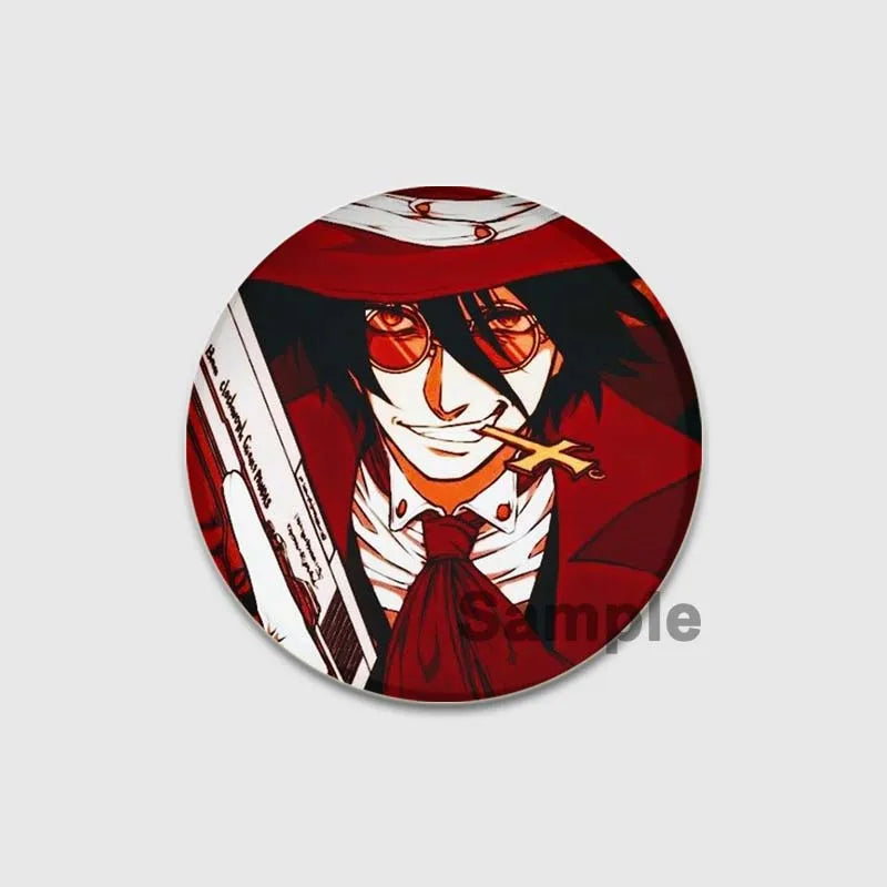 Hellsing Ultimate Tinplate Brooch