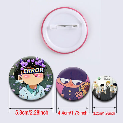 Mob Psycho 100 Shigeo Kageyama Button Pin