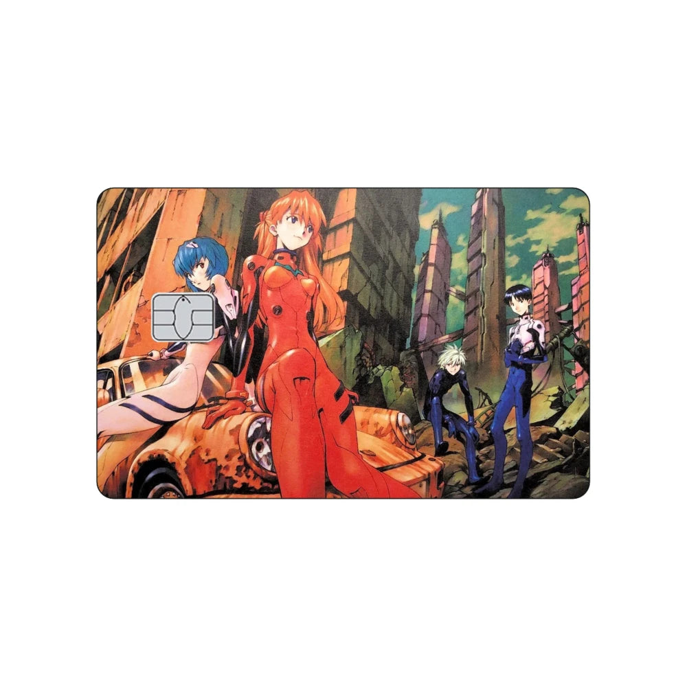Evangelion Asuka Rei Card Skin