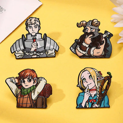 Delicious in Dungeon Character Enamel Pins