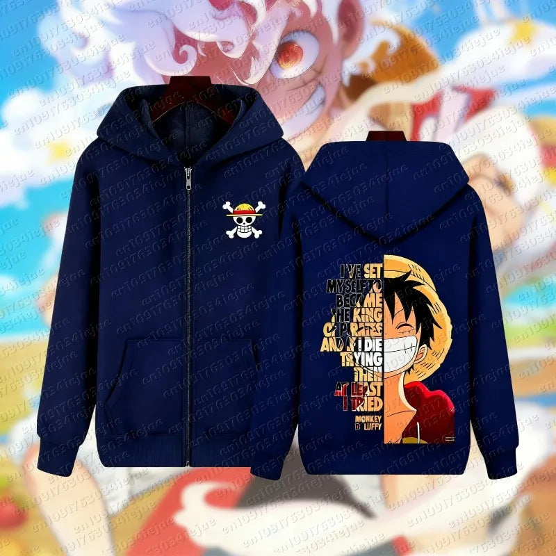 One Piece Luffy Zipper Hoodie