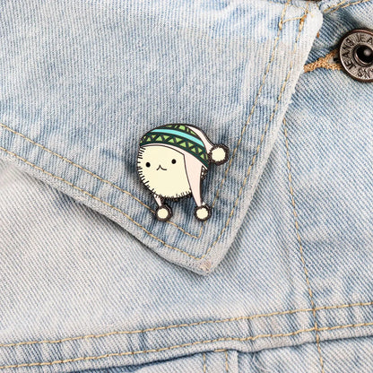 Spirit Yukine With Hat Green Badge Noragami Enamel Pin
