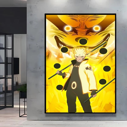 Print on Canvas Wall Art Naruto Uchiha Itachi Poster HD Cartoon Pictures Home Living Room Decoration Paintings Holiday Gifts