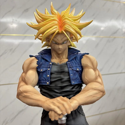 25cm/9.84in Anime Dragon Ball Z Trunks Figure Future Trunks Action Figures MPVC Statue Collection Model Toys for Children Gifts