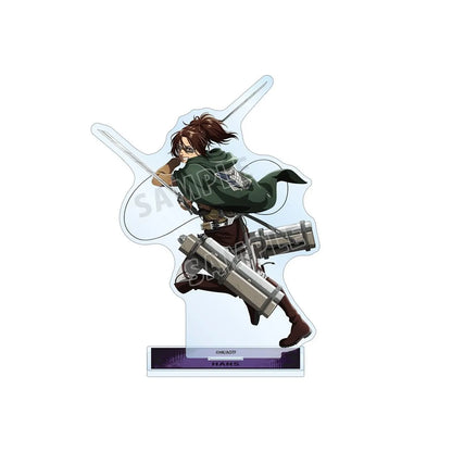 15Cm Acrylic Standee for Attack on Titan Eren Jaeger  Hange Zoe Collection Accessories Desktop Decoration Standing Plates Gift