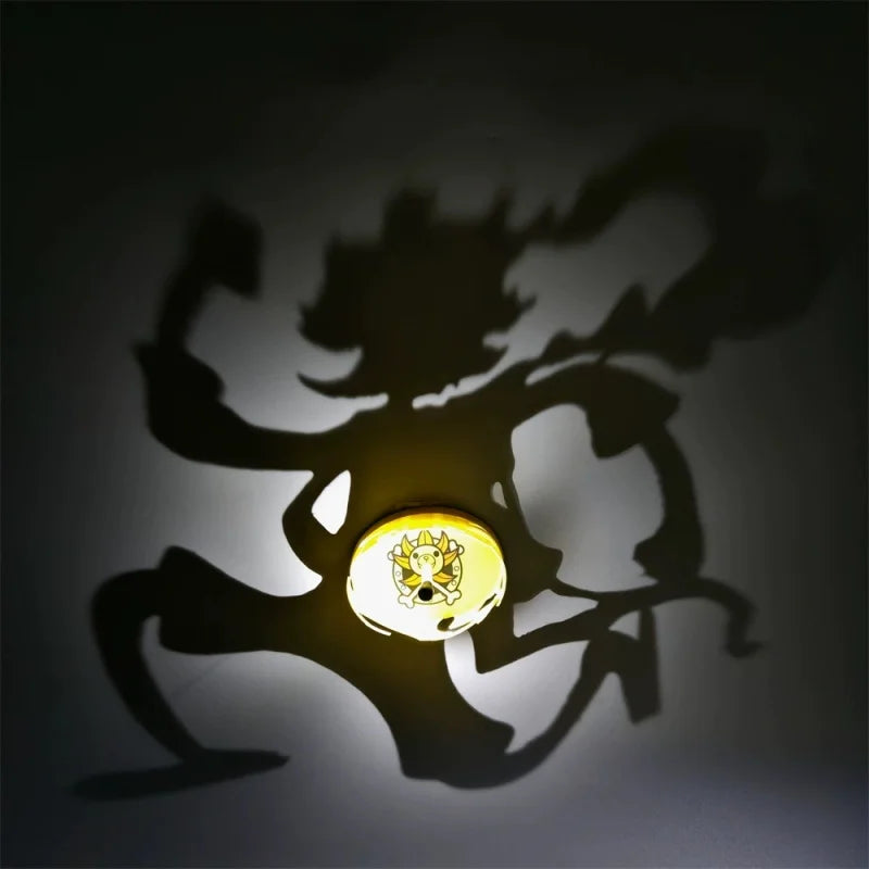 Anime Luffy Zoro Shadow Lamp