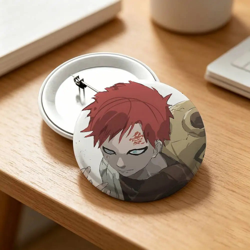 G-Gaara Badges Tinplate Soft Button Pin Brooch Metal Badge Custom Jewelry Accessories Hat Bag Lapel