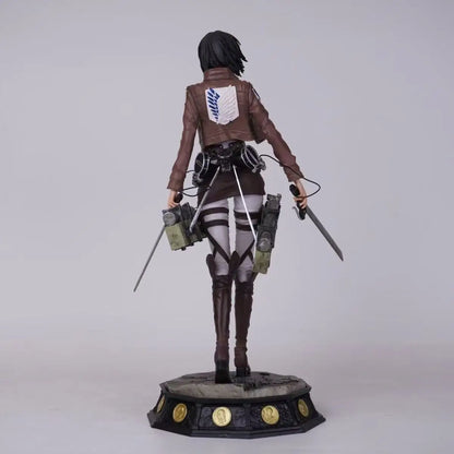 30cm/11.81inch Anime Attack On Titan Mikasa Ackerman figure PVC Action Figures Collection Model Toys Gifts
