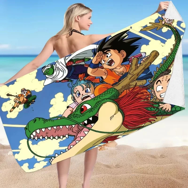 Dragon Ball Goku Beach Towel