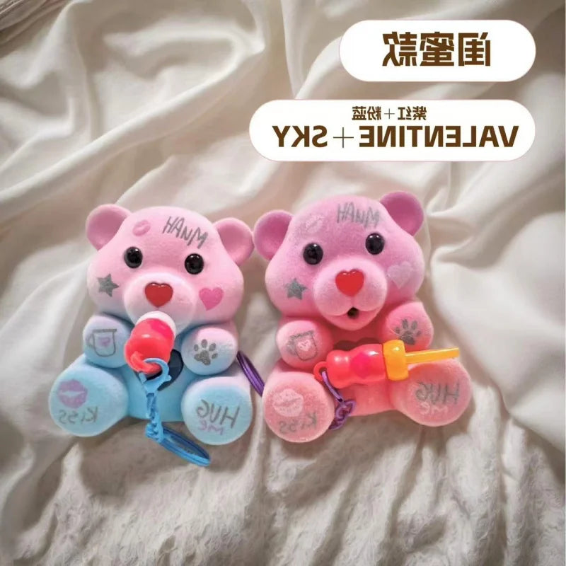 Pacifier Love Bear Keychain Popular Cute Doll