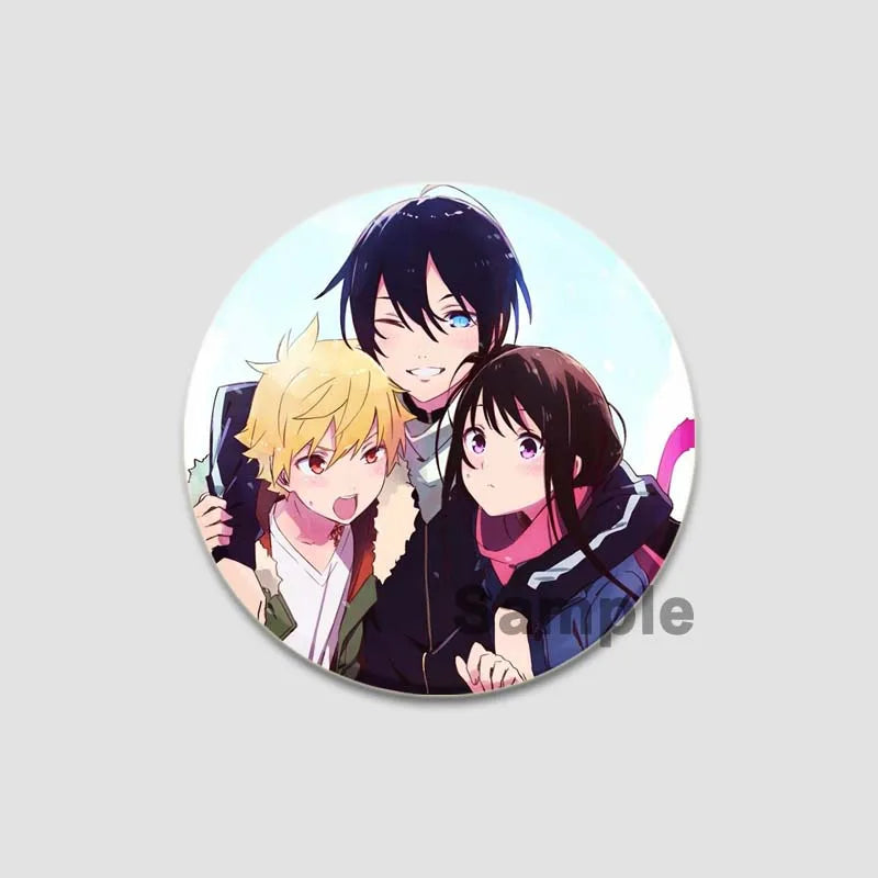 Anime Noragami Brooch Pin Cosplay Yato Yukine Cute Cartoon Badges