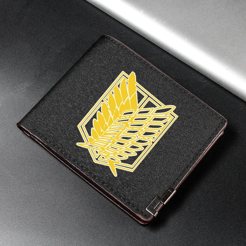 Anime Shingeki No Kyojin/Attack on Titan Cosplay Wallet Coin Purse Multi-card Bit High Appearance Level Exquisite Delicacy Gift
