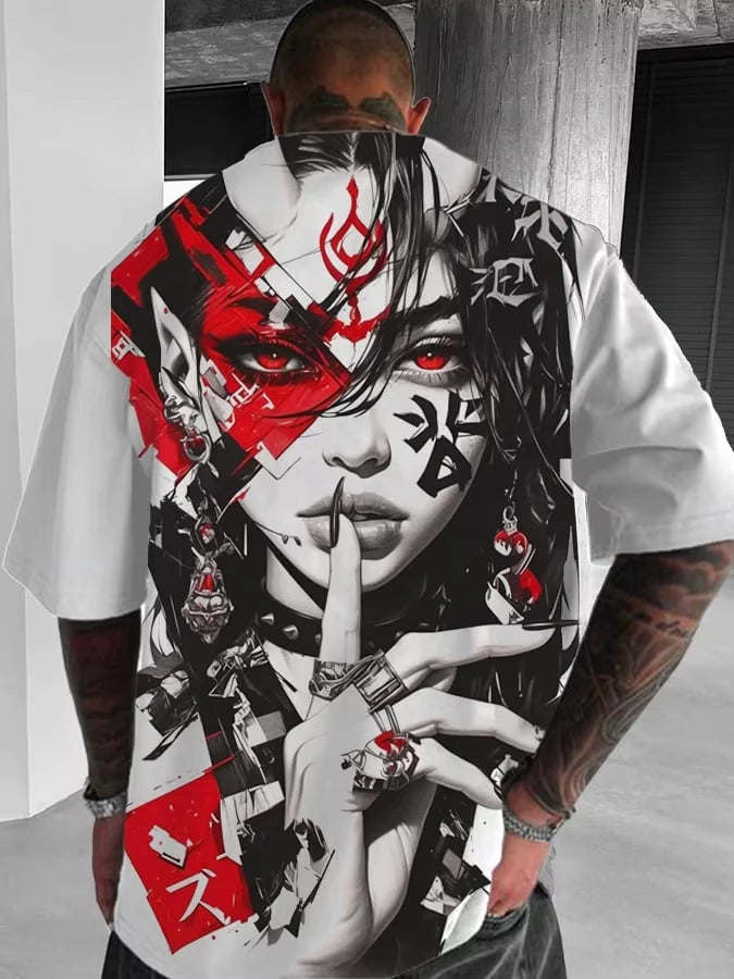 Japanese Anime Style Girl T-Shirt