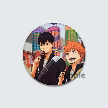 Haikyuu!! Anime Button Pins
