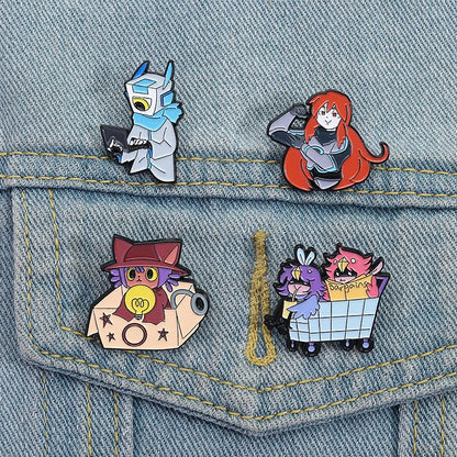 Anime Characters Enamel Pin