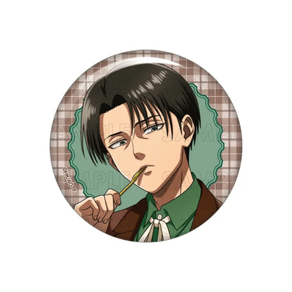 Anime Attack on Titan Eren Yeager 58mm Acrylic Stand Keychain Backpack Decoration Bag Charm Chibi Desk Decor Otaku Toy Souvenir