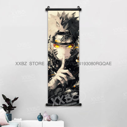 Naruto Hyuga Hinata Canvas Scroll