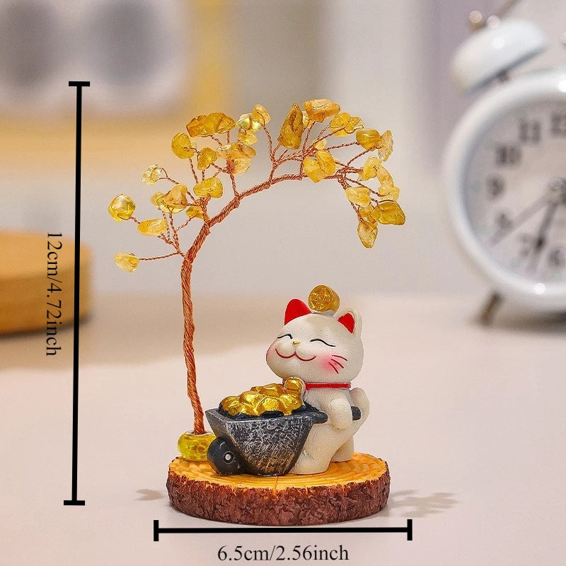 Lucky Cat Fortune Ornament