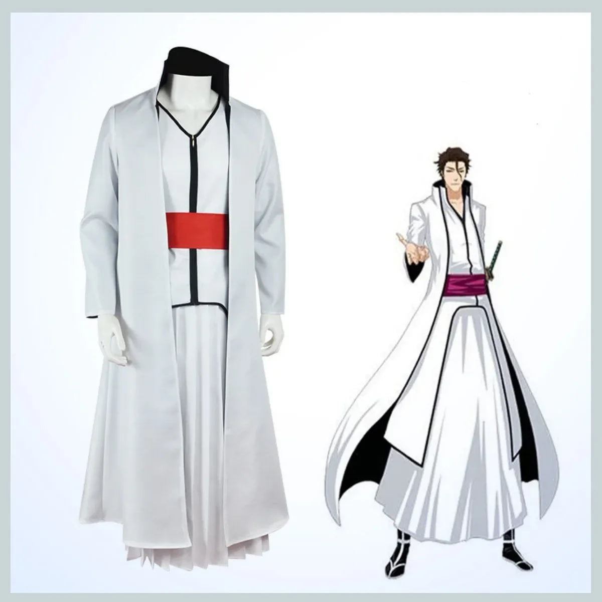 Bleach Aizen Sousuke Cosplay Costume