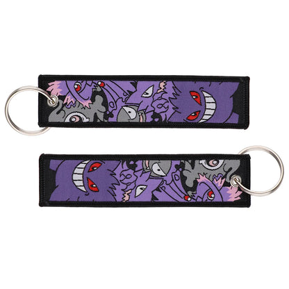 Anime Game Embroidery Keychain