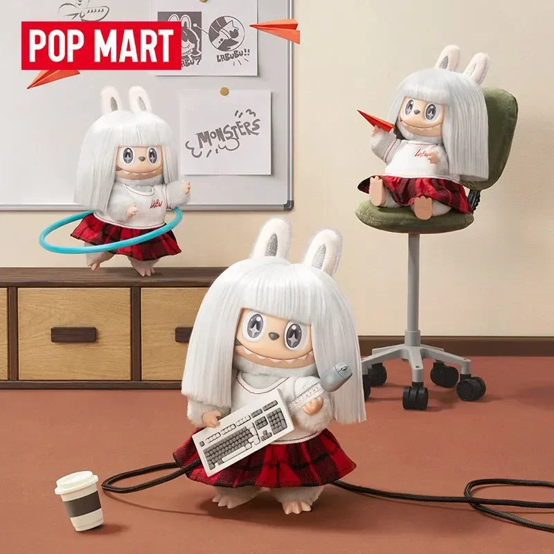 POPMART LABUBU THE MONSTERS HAIR SALON SERIES VINYL PLUSH PENDANT BLIND BOX Mystery Box Doll Cute Anime Figure Ornaments Gift