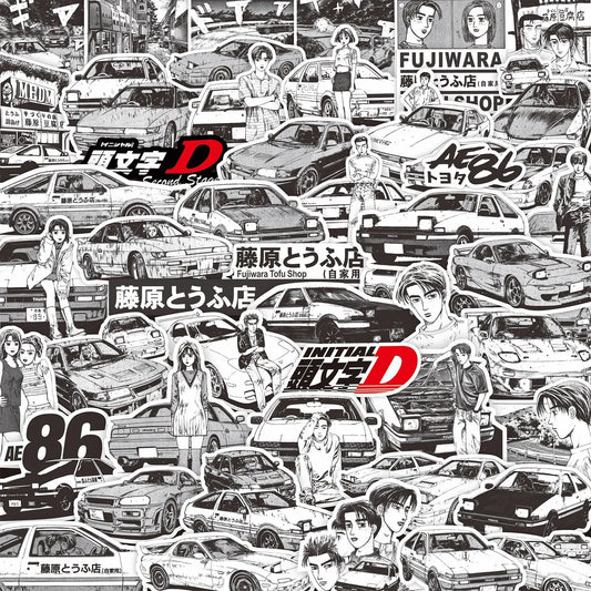 Initial D Sticker Set