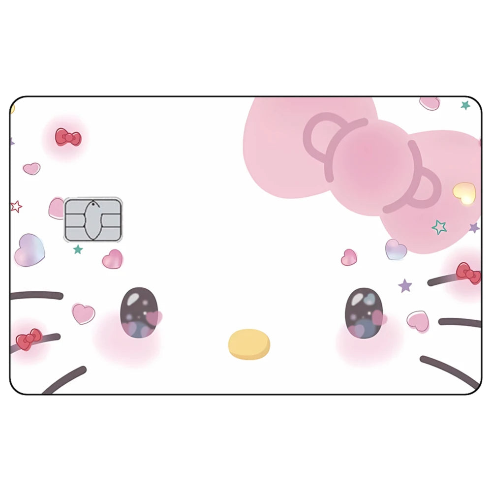 Kawaii Kitty Credit Card Sticker