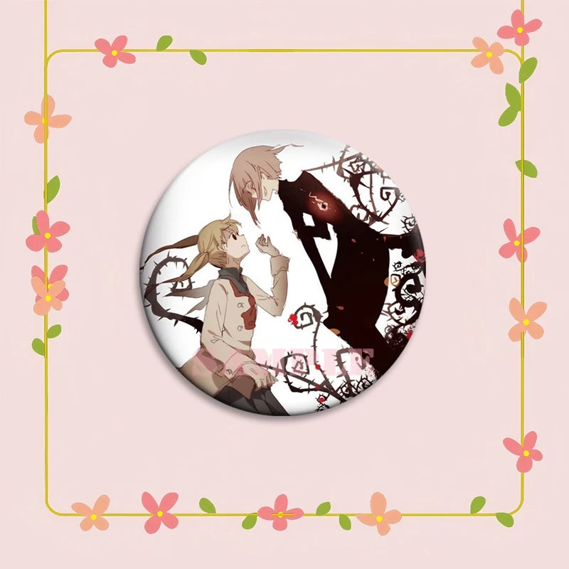 Anime Soul Eater Pins Round Creative Cartoon Badges