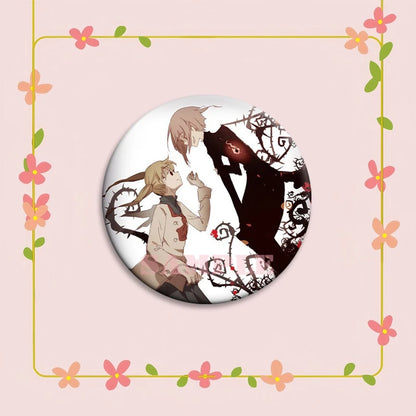 Anime Soul Eater Pins Round Creative Cartoon Badges