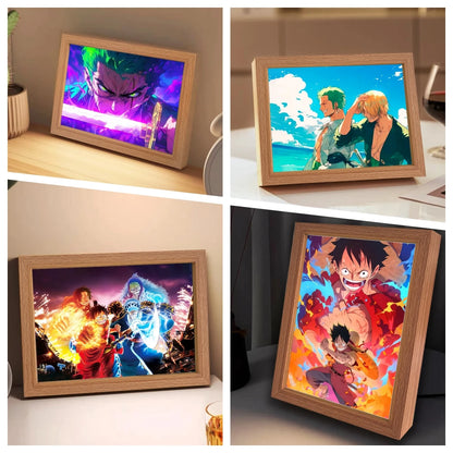 One Piece Luffy LED Frame