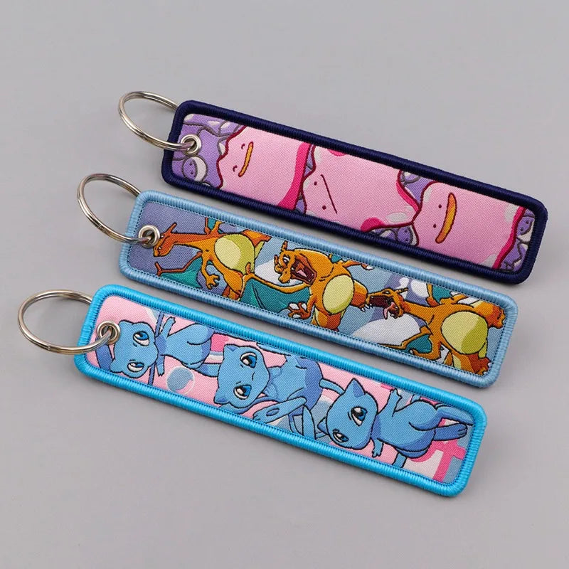 Pokemon Pokeball Embroidered Keychain