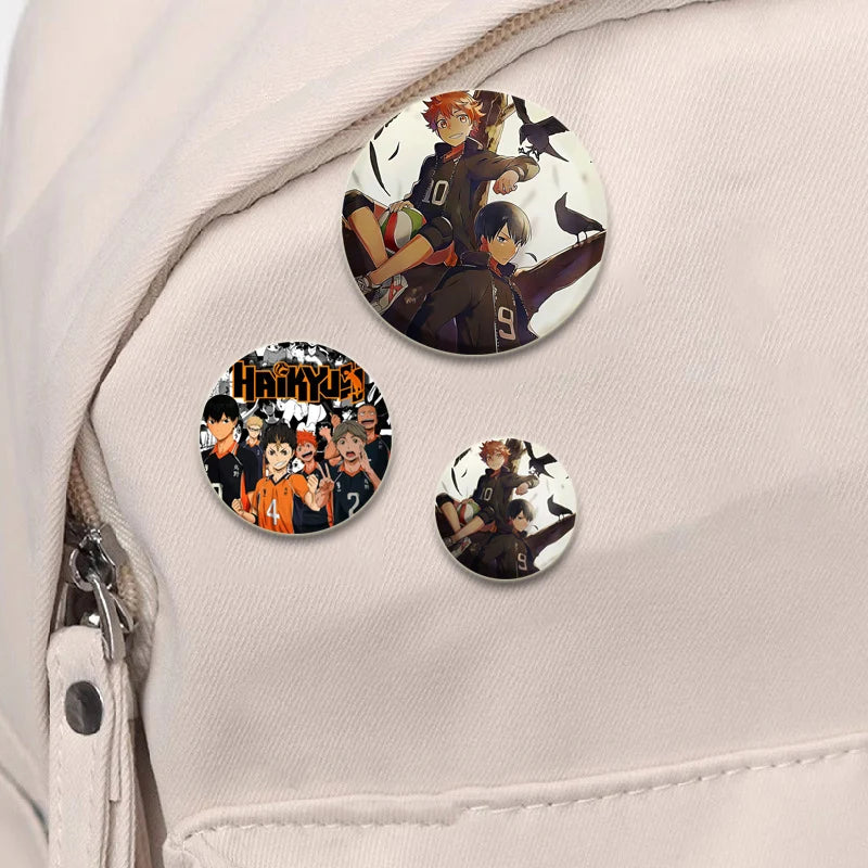 Haikyuu!! Anime Button Pins